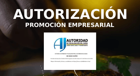Autorización de Promoción Empresarial – Mi Gran Sueño