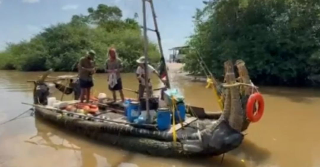 Expedición “Pipilintu” llega al Océano Atlántico tras 70 días de navegación