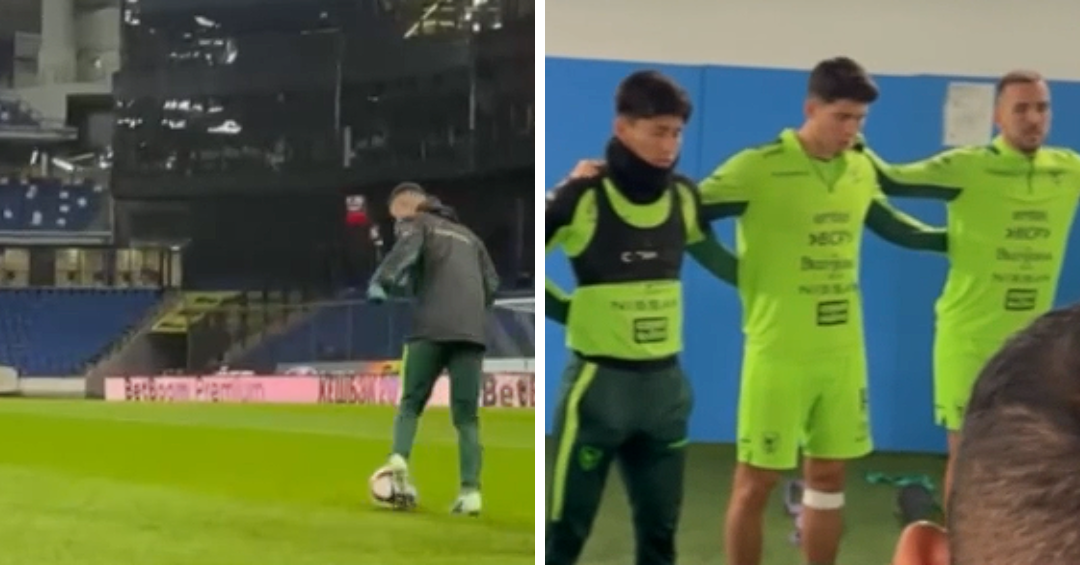 Selección boliviana recibe regalos simbólicos en su despedida de Moscú