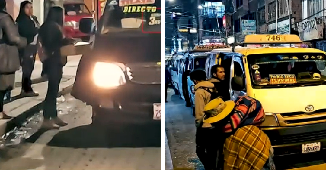 Tarifas nocturnas de transporte exceden la norma en El Alto