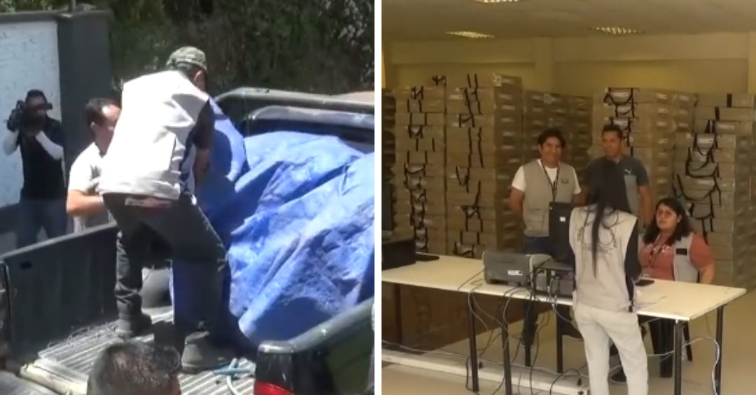 Envían material electoral a zonas alejadas de Cochabamba