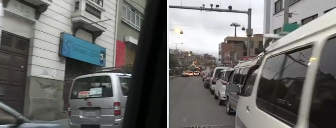 Crisis de combustible   con filas interminables en La Paz