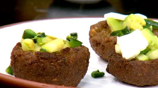 Desayuno en 5 Minutos: Canasta de carne molida