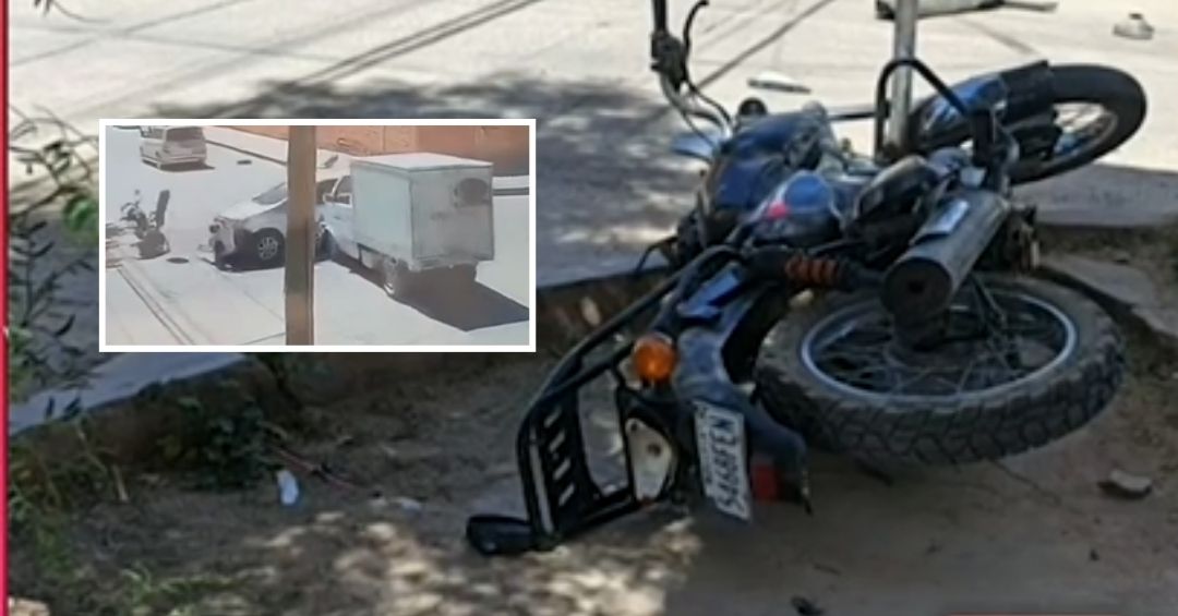 Conductor se da a la fuga tras atropellar a motociclista en Villazón