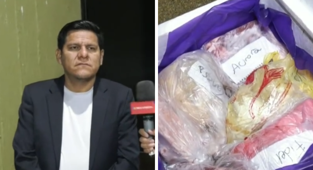 Diputado viaja a La Paz con una conservadora llena de pollo y carne para ayudar a sus allegados