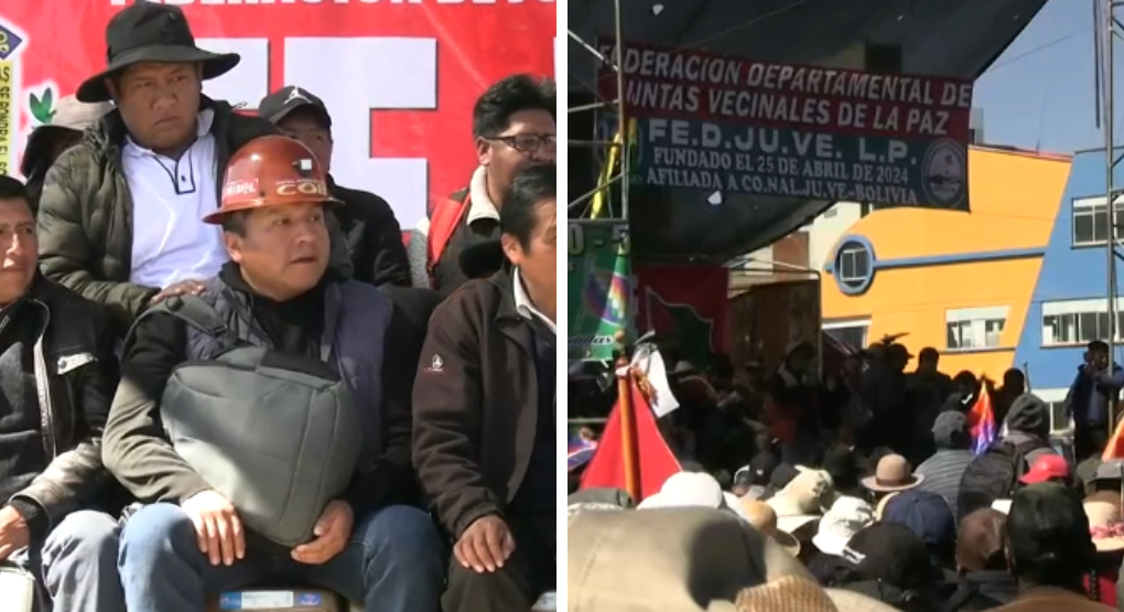 Mario Argollo reaparece en cabildo de El Alto y ratifica el pedido de renuncia al presidente Paz
